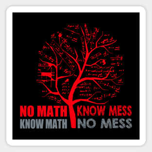 No Math know Mess Magnet